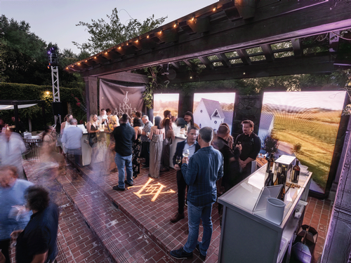 John Anthony Vineyards' support at V Foundation Wine Celebration in Napa Valley, California, aiding cancer research and fundraising efforts.