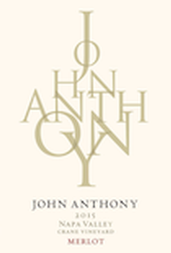 2015 John Anthony Crane Vineyard Merlot 750 mL Image