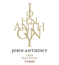 2003 John Anthony Napa Valley Syrah 750ML Image