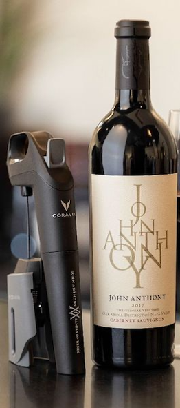 2017 John Anthony Twisted Oak Cabernet Sauvignon 12-pack with Coravin
