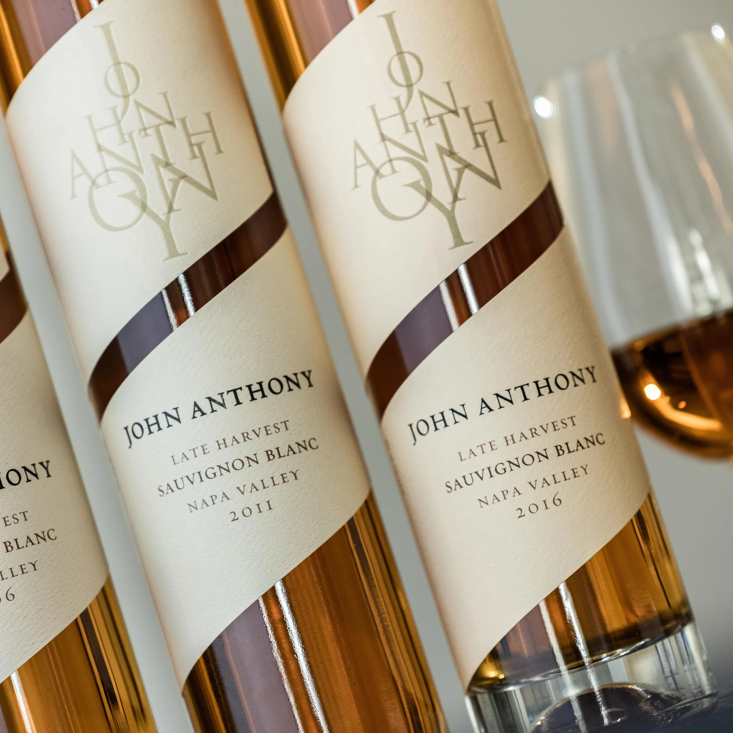 John Anthony Vineyard wine bottles